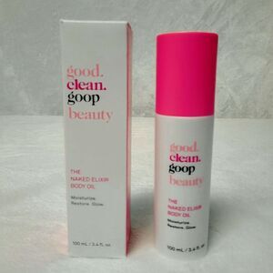Good Clean Goop Beauty The Naked Elixir Body Oil to Hydrate Skin 3.4 l oz New